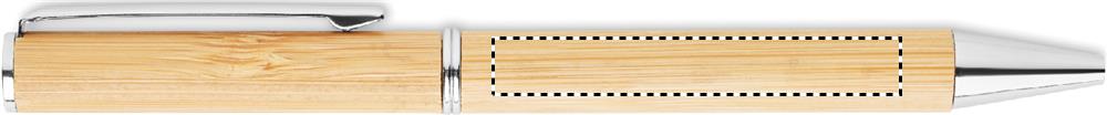 Bamboo twist type ball pen barrel left handed 40