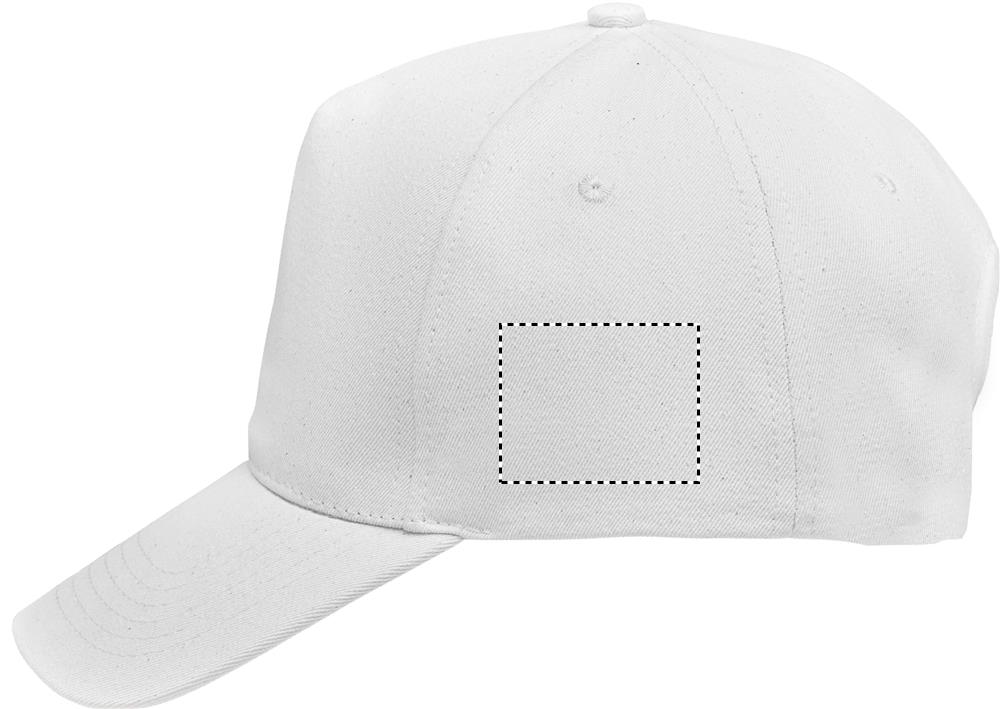 Organic cotton baseball cap left side 06