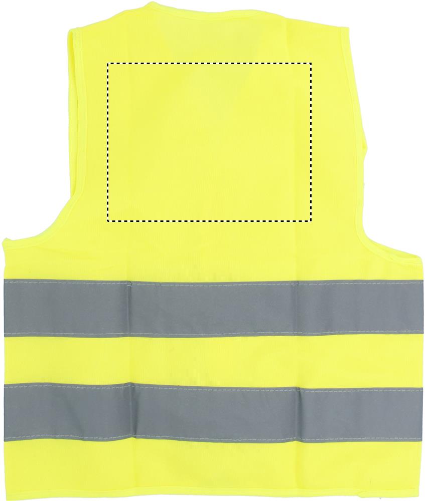 Children high visibility vest back 08