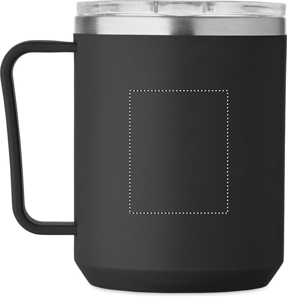 Double wall mug 400ml left handed 03
