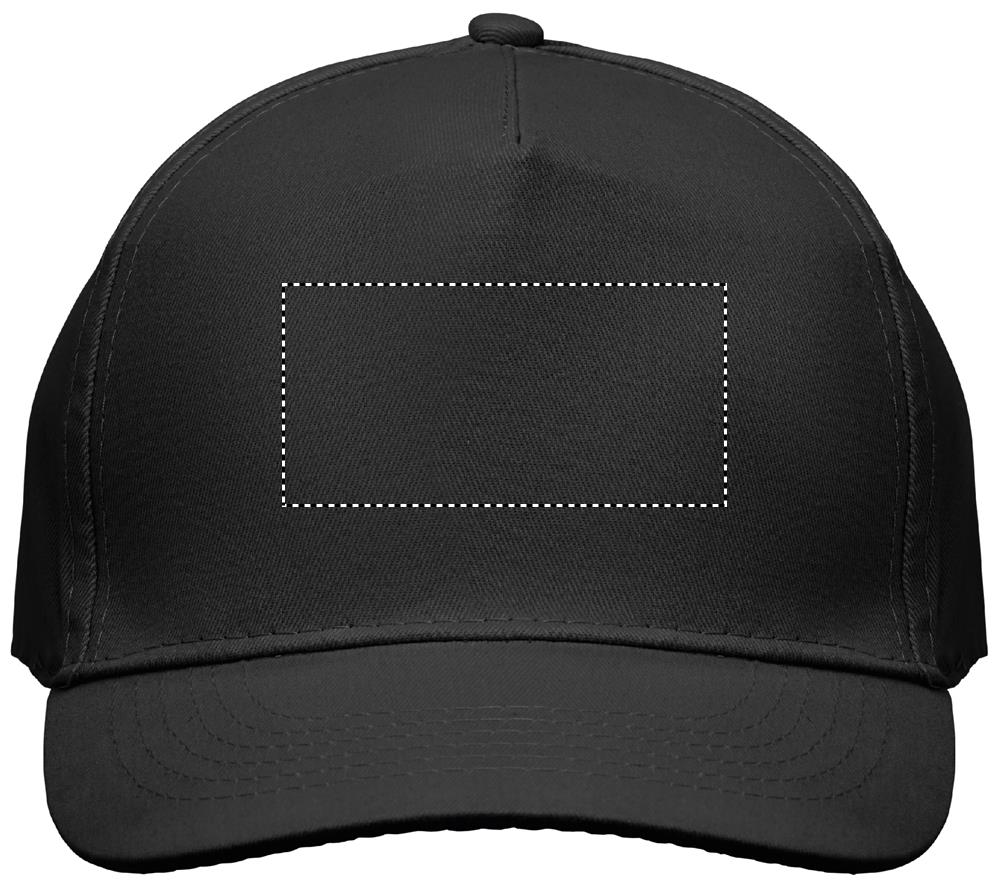 5 PANEL BASEBALL CAP 180 GR/M front 2 03