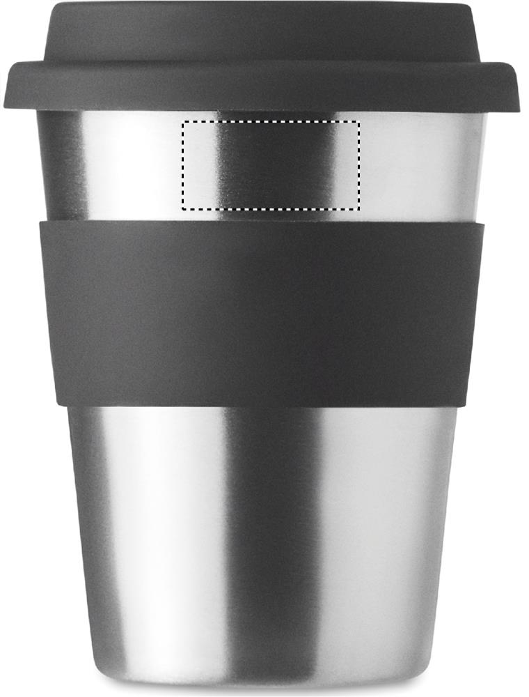 Tumbler stainless steel 350ml mug front upper 03
