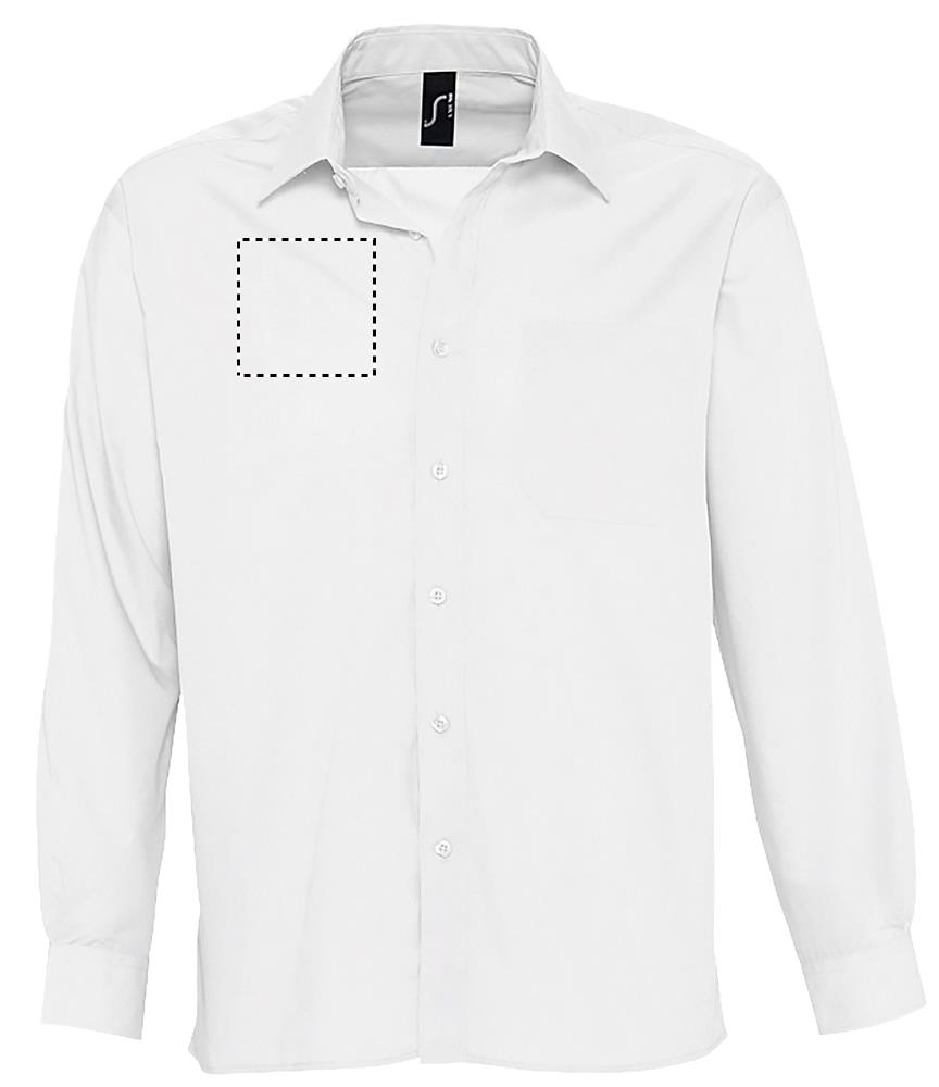 BALTIMORE POPLIN MEN SHIRT chest right wh