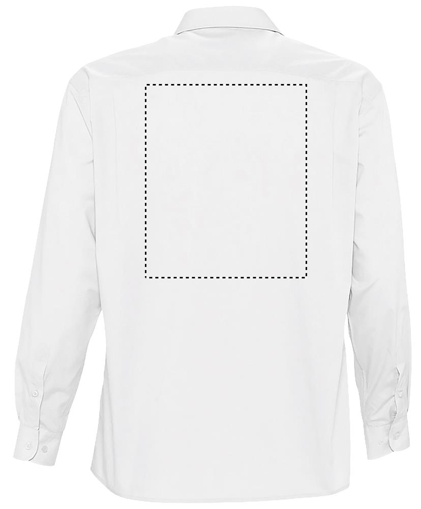 BALTIMORE POPLIN MEN SHIRT back wh