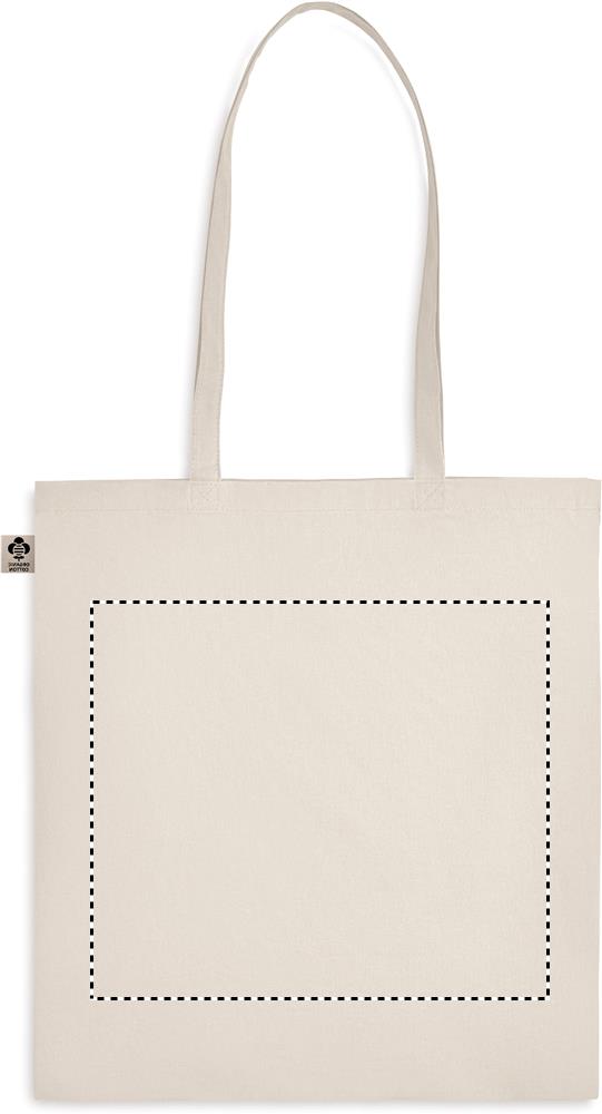 Organic cotton shopping bag back td1 13