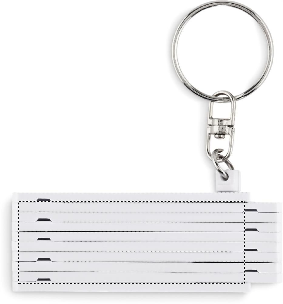 Carpenters ruler key ring 50cm front pd 06