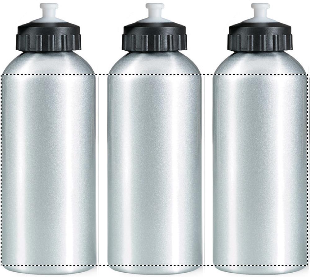 Aluminium bottle 600 ml 360 16