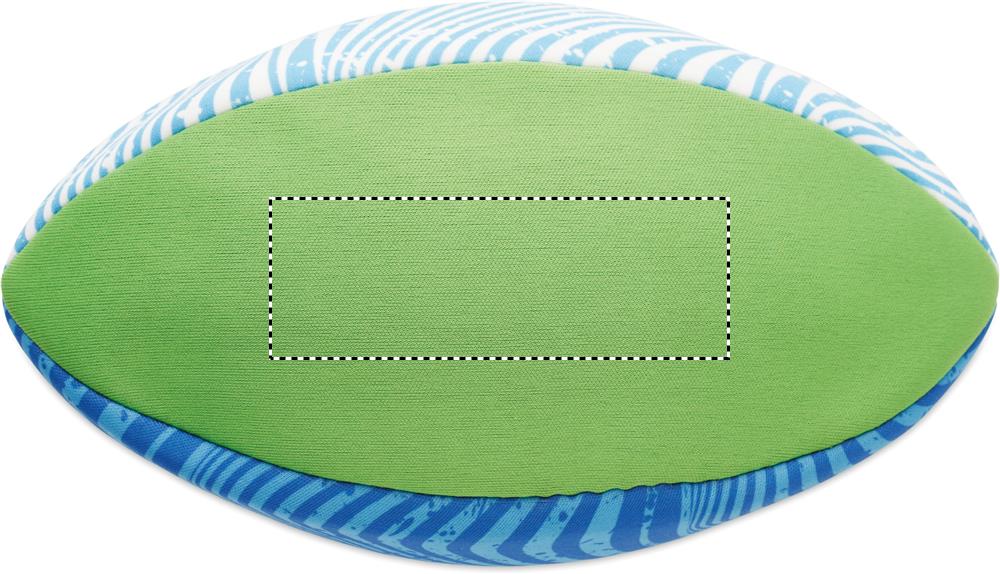 Pallone da rugby ad acqua green patch 99
