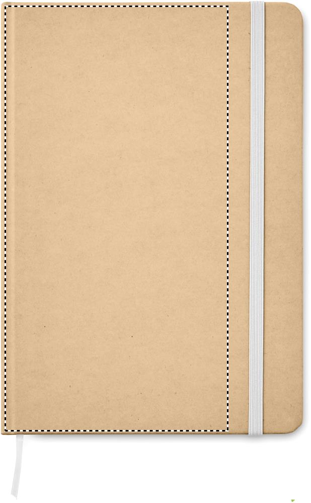 A5 recycled notebook 80 lined front pd 06