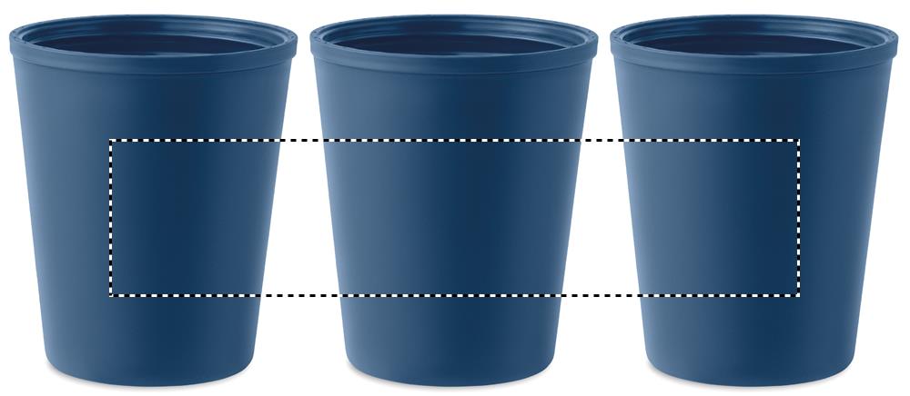 Recycled PP tumbler 300 ml roundscreen 04