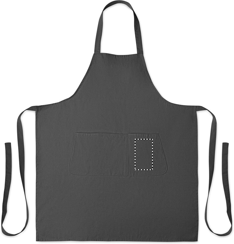 Grembiule in cotone biologico 2 front pocket left 15