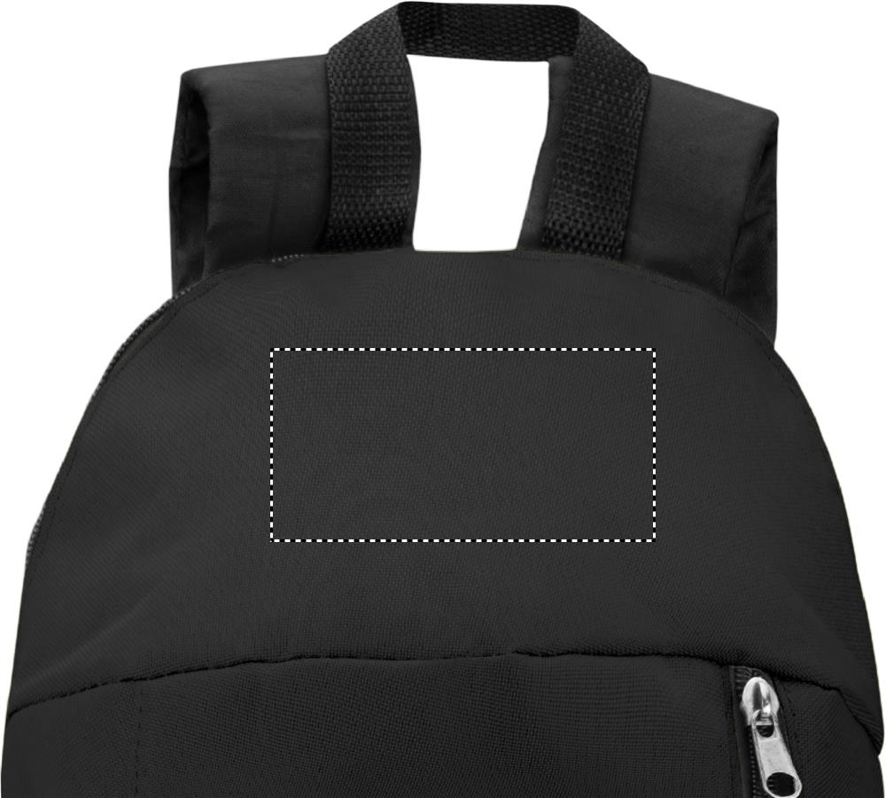 Backpack with front pocket front 03