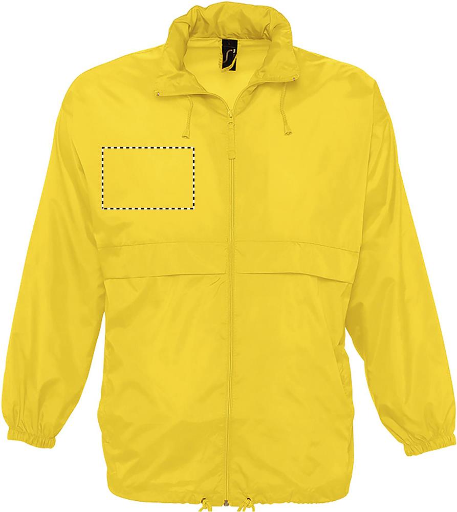 Giacca a vento SURF Unisex chest right go