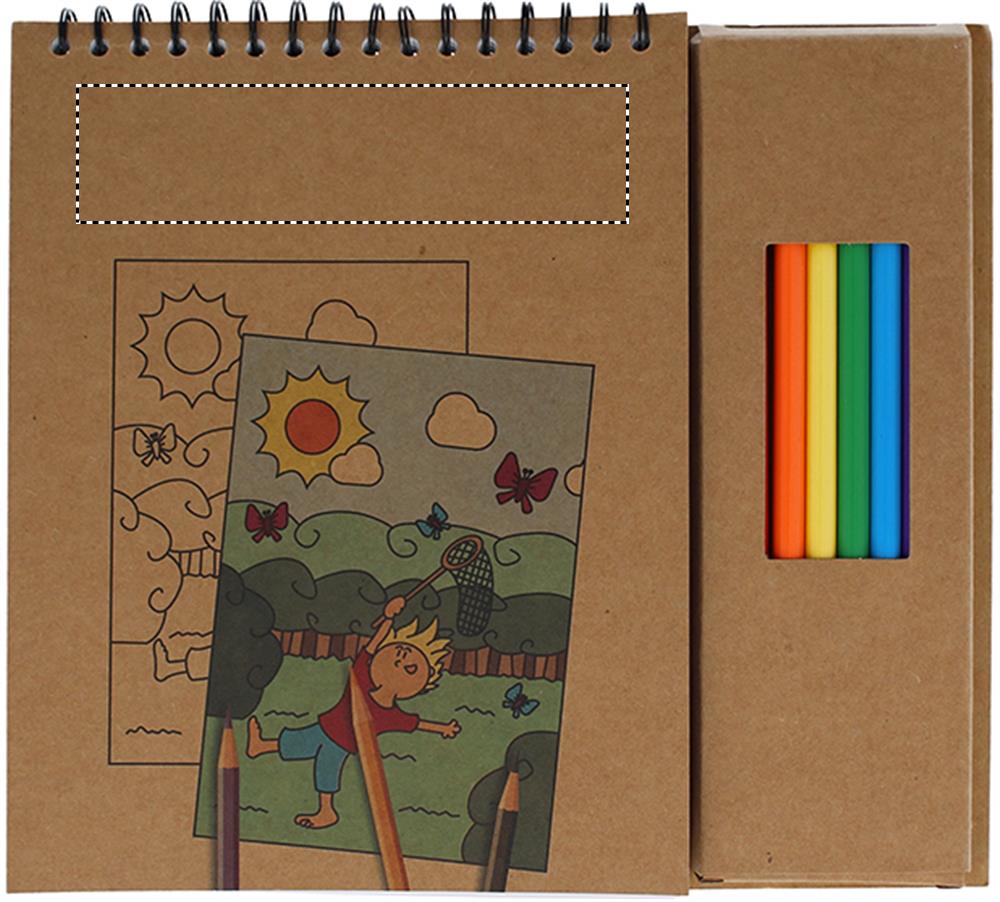 Colouring set with notepad top 13