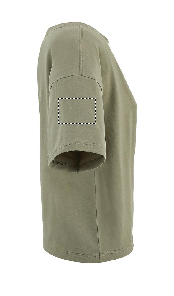BOXY WOMEN OVERSIZE T-SHIRT arm right kh