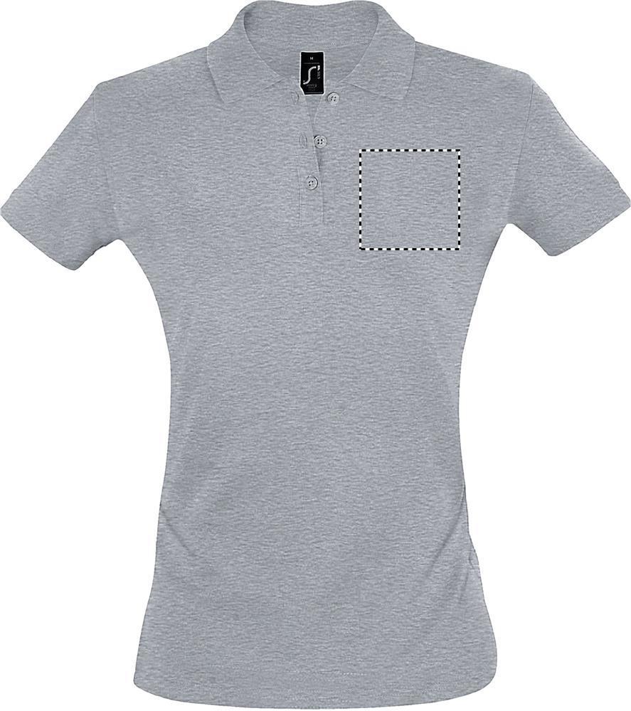 PERFECT WOMEN POLO 180g chest gy