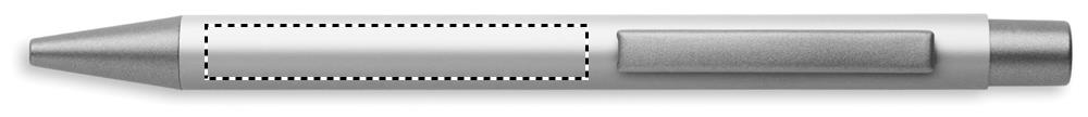 Recycled aluminium ball pen in line with clip 14