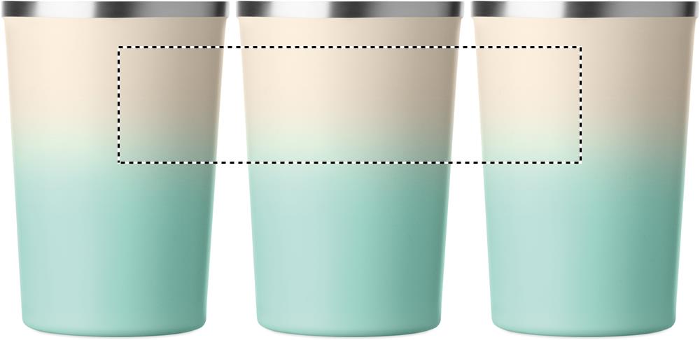 Bicchiere doppio strato 350 ml roundscreen 77