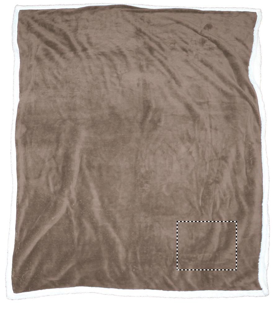 Blanket coral fleece/ sherpa blanket 39