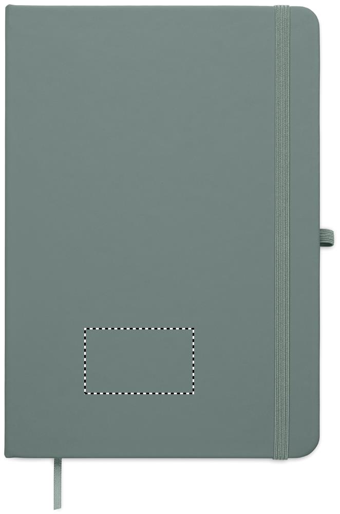 Notebook A5 in PU riciclato front pad 20