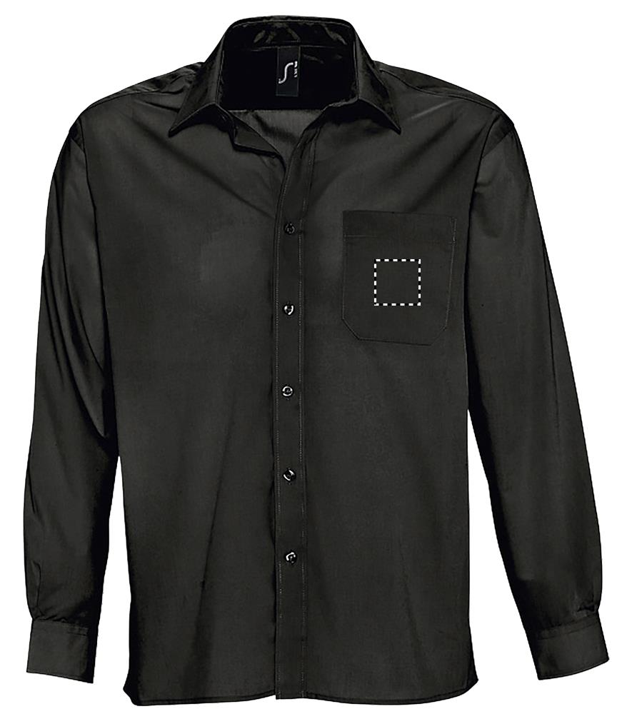 BALTIMORE POPLIN MEN SHIRT front pocket bk