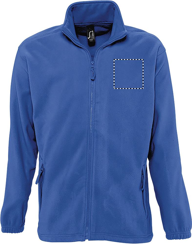 NORTH Zipped Fleece Jacket chest rb
