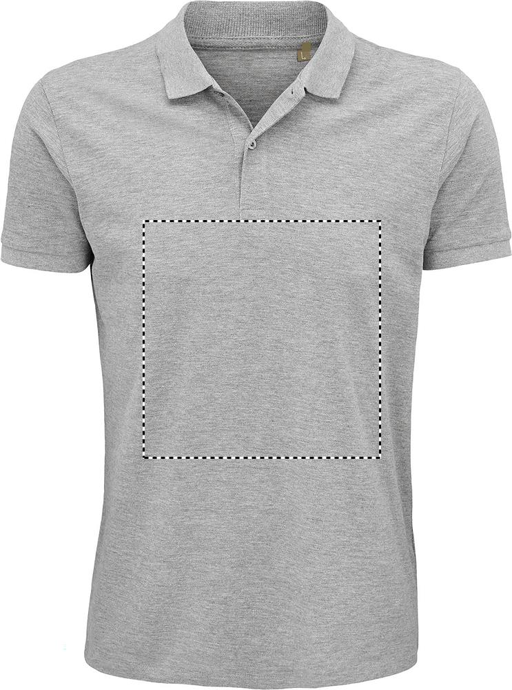 PLANET MEN Polo 170g front gy