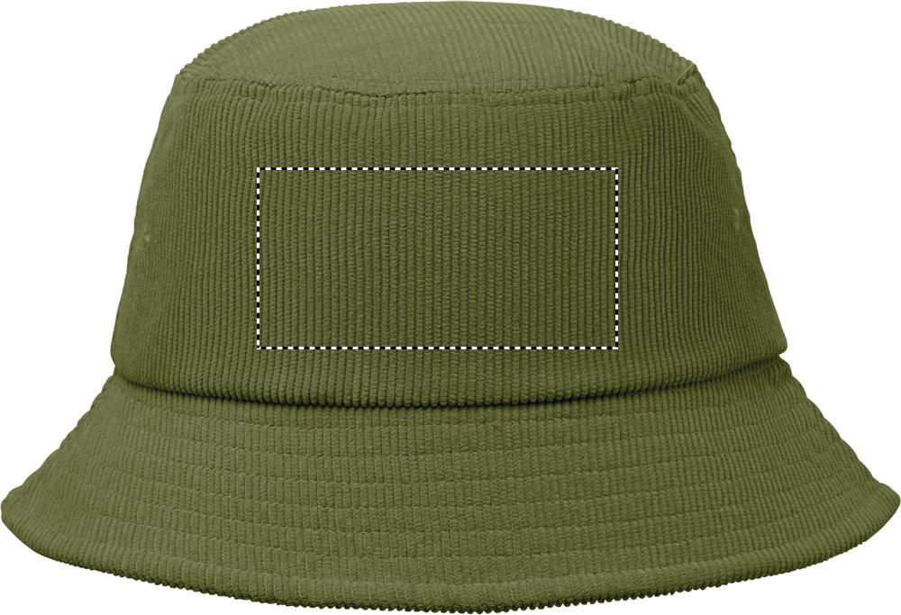 Corduroy bucket hat front 49