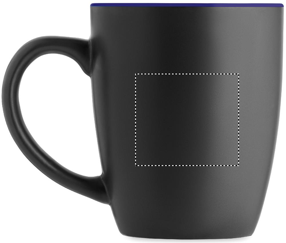 Two tone ceramic mug 290 ml left handed 37