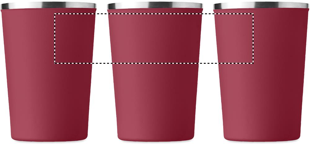 Double wall tumbler 350 ml roundscreen 02