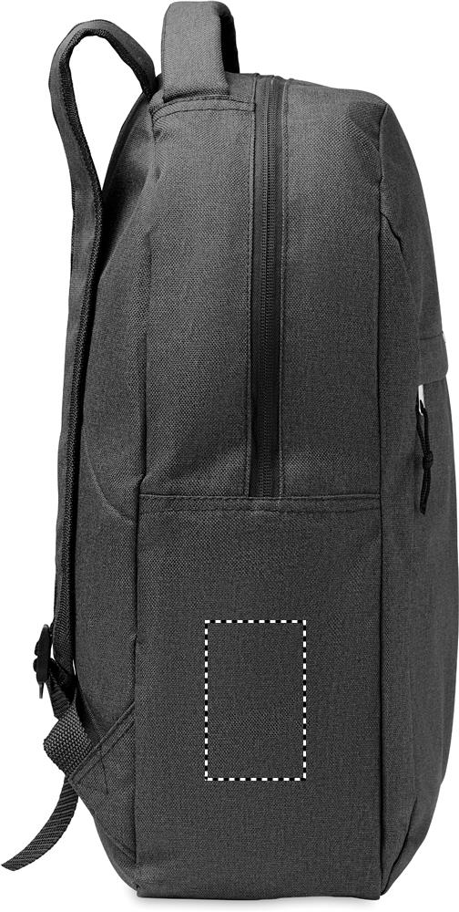 600D RPET 2 tone backpack side left 03
