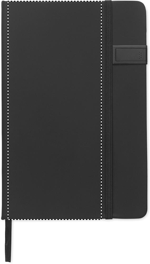 A5 notebook w/ integrated USB front pd 03