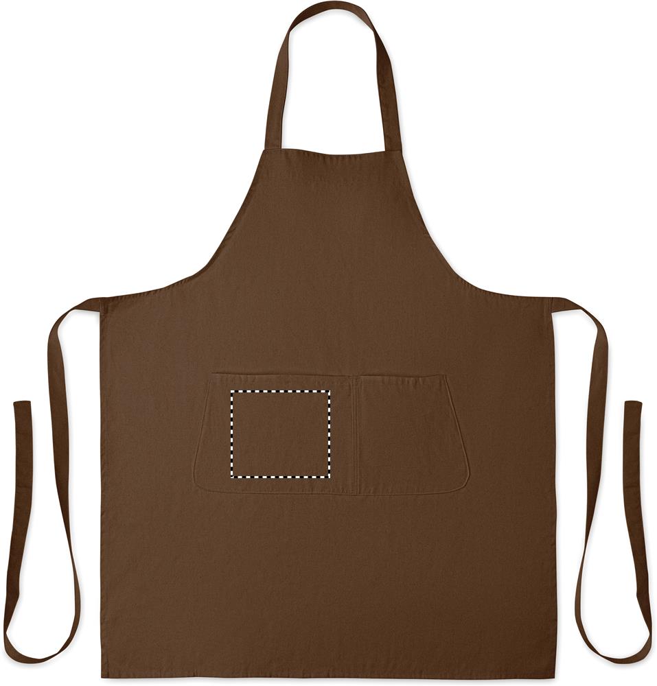 Grembiule in cotone biologico 2 front pocket right 41