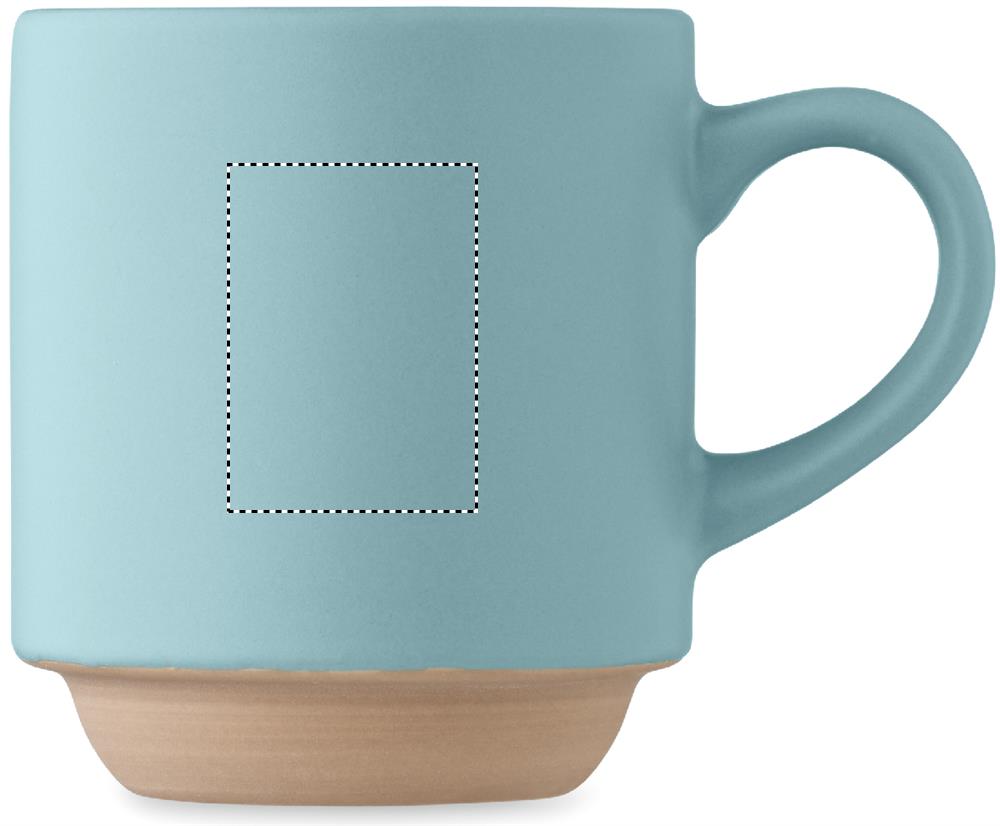 Ceramic stackable mug 170 ml right handed 20