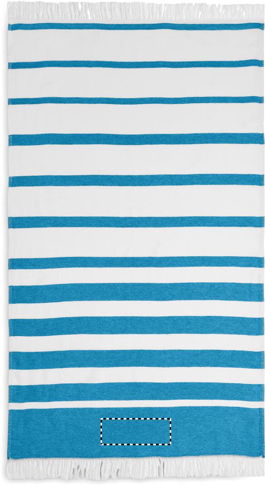 SEAQUAL® hammam towel 100x170 towel stripe 12