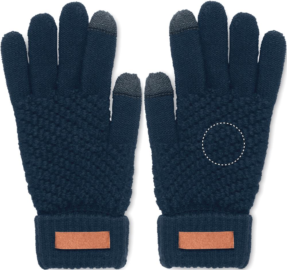 Rpet tactile gloves top glove right 85