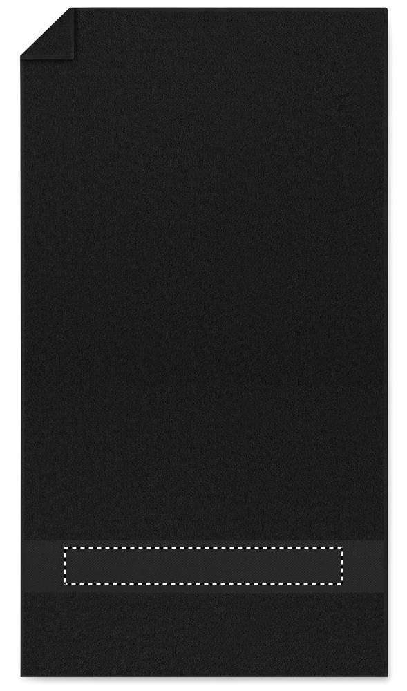 Telo in cotone organico 50x30cm strip embroidery 03