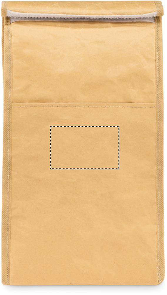 Woven paper 3L lunch bag pocket pad 13