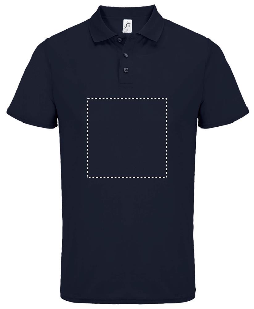 PITCHER UNISEX POLO front fn