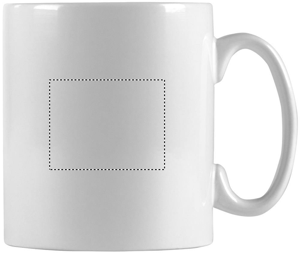 Sublimation ceramic mug 300 ml front pad 06