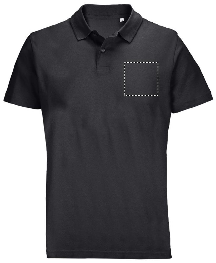 PULSE UNISEX POLO chest bk
