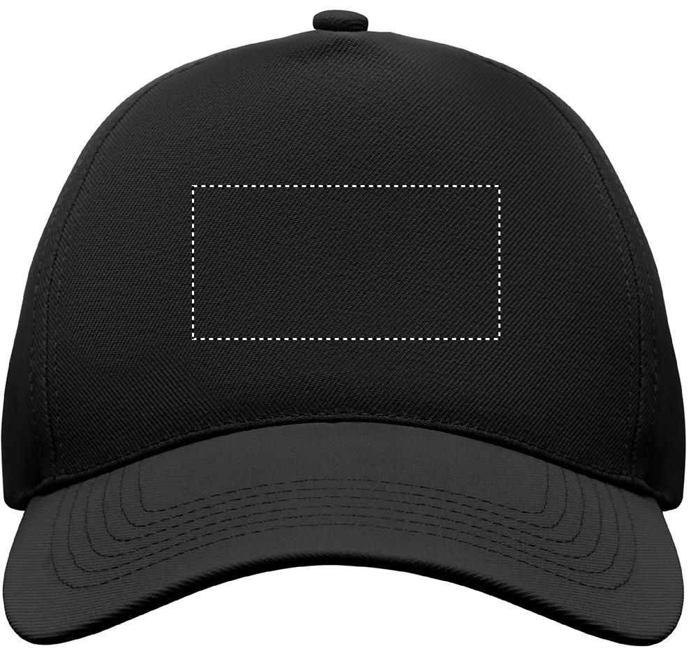 RPET 5 panel baseball cap front 03