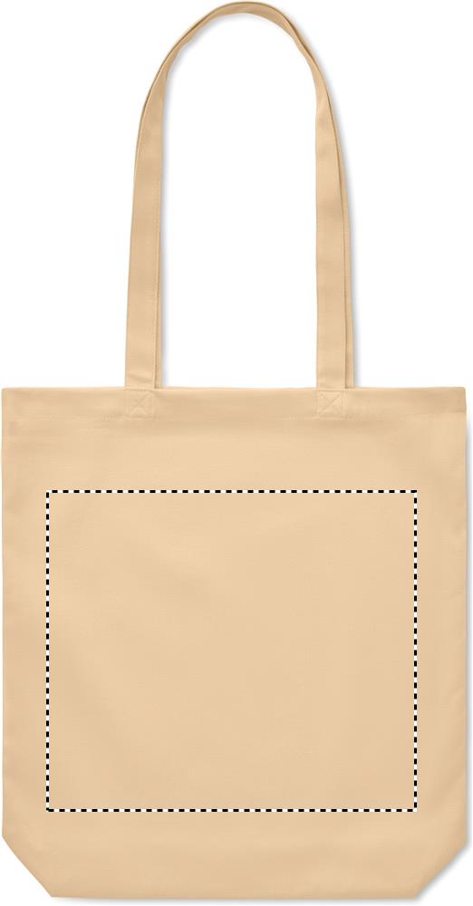 270 gr/m² Canvas shopping bag front 65