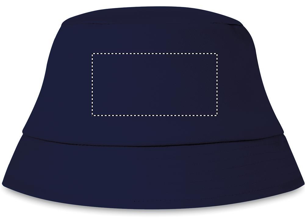 Cotton sun hat 160 gr/m² transfer front 85