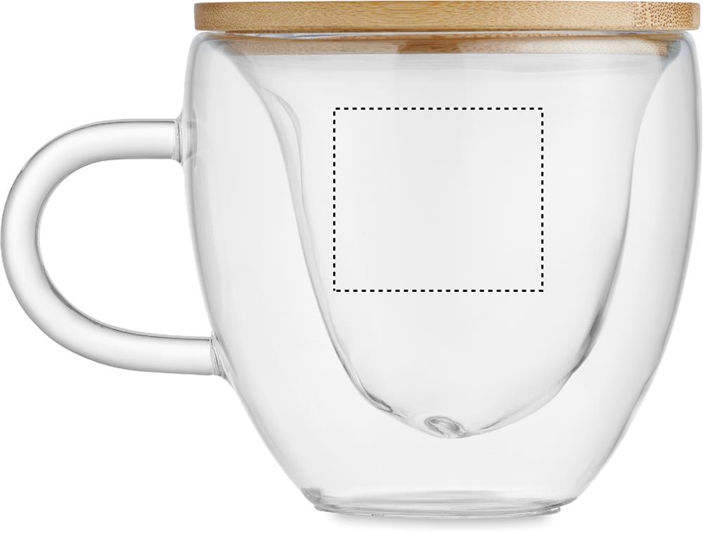 Tazza in vetro borosilicato left handed 22