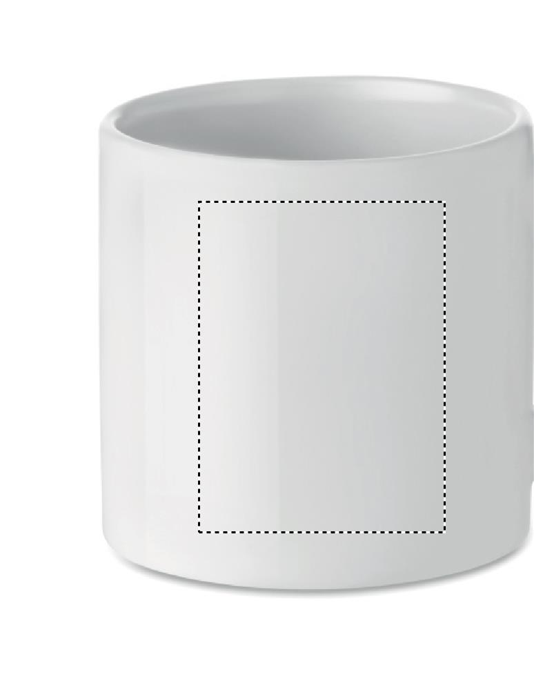 Sublimation ceramic mug 200 ml opposite of handle 06