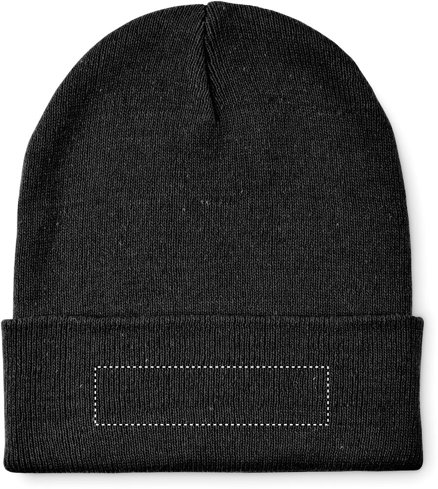 Berretto in maglia con bordino front bottom 03