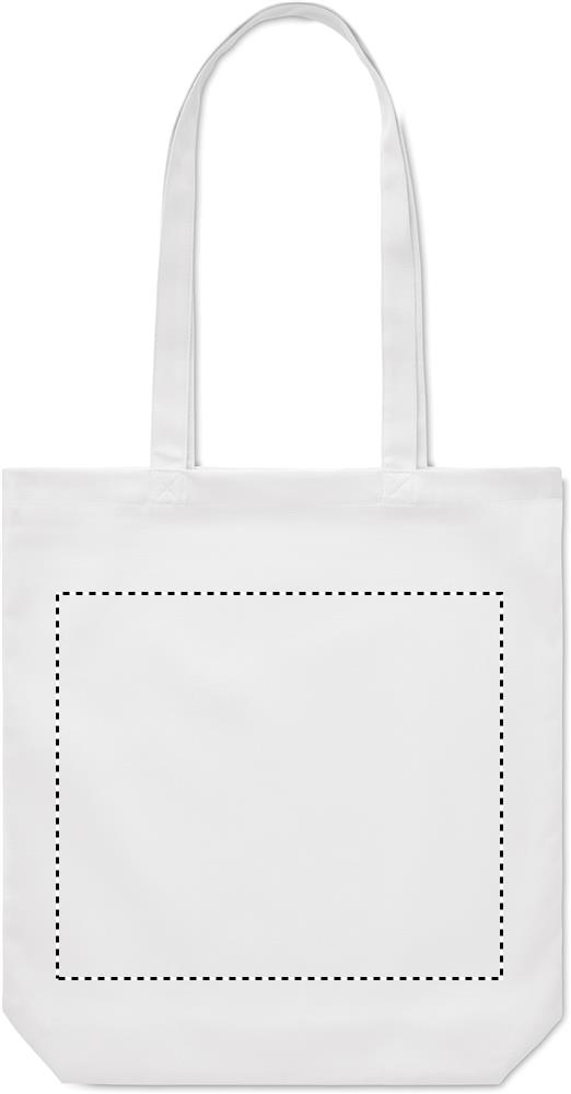 270 gr/m² Canvas shopping bag back 06