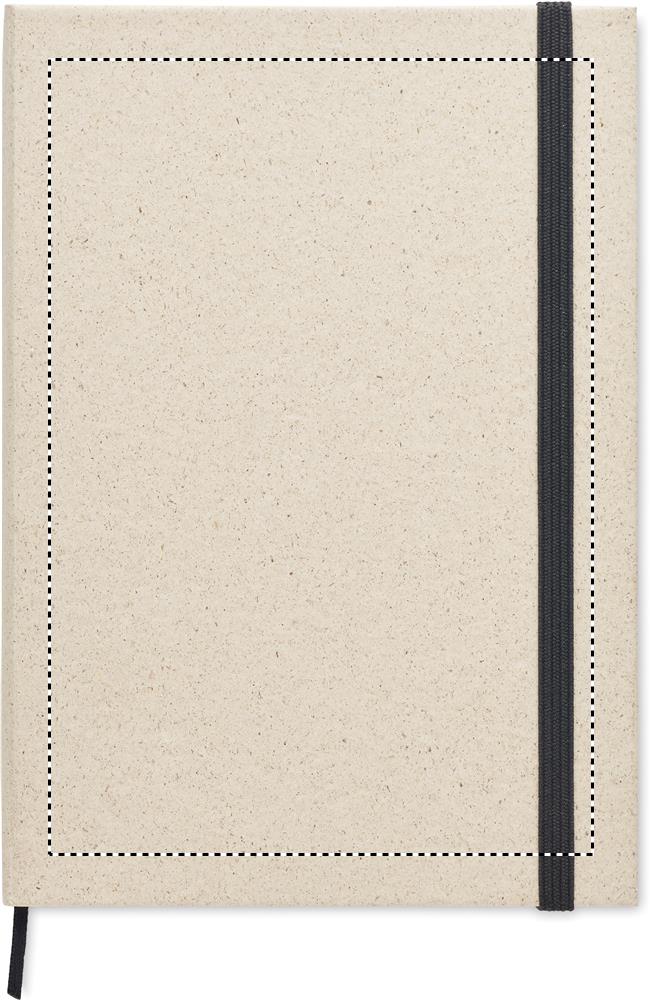 A5 grass notebook 80 lined front 13