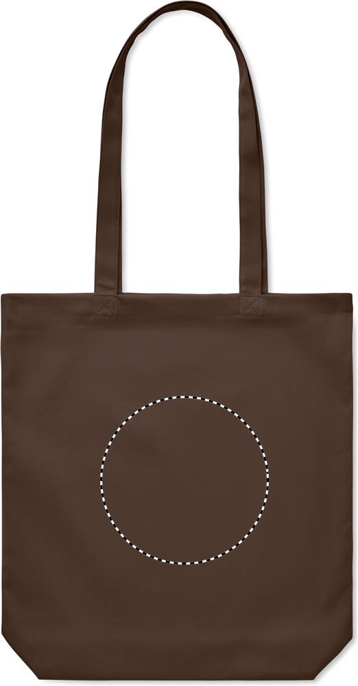 270 gr/m² Canvas shopping bag front embroidery 41